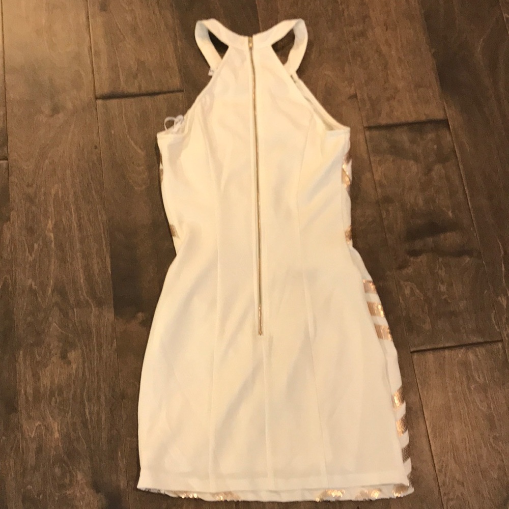 White Sequin Dress - Picture 4 of 5